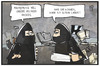 Cartoon: Anonymous vs. ISIS (small) by Kostas Koufogiorgos tagged karikatur,koufogiorgos,illustration,cartoon,anonymus,is,isis,hacker,terrorismus,terrorist,rechner,computer,beil,zerstörung,krieg,konflikt