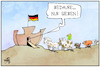 Cartoon: Arche Deutschland (small) by Kostas Koufogiorgos tagged karikatur,koufogiorgos,illustration,cartoon,noah,arche,evakuierung,sieben,afghanistan