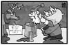 Cartoon: Armutsquote (small) by Kostas Koufogiorgos tagged karikatur,koufogiorgos,illustration,cartoon,armut,weihnachtsmann,rentier,rudolph,flaschen,sammeln,geld,soziales,pfandflaschen