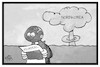 Cartoon: Atomdeal (small) by Kostas Koufogiorgos tagged karikatur,koufogiorgos,illustration,cartoon,atomdeal,atomabkommen,iran,usa,nordkorea,welt,zukunft,nuklear,bombe,politik