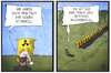 Cartoon: Atommüll (small) by Kostas Koufogiorgos tagged karikatur,koufogiorgos,illustration,cartoon,atom,müll,atomkraft,michel,entsorgung,umwelt,akw