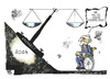 Cartoon: Ausgeglichener Haushalt (small) by Kostas Koufogiorgos tagged haushalt,waage,schäuble,schulden,ausgleich,balance,politik,finanzen,finanzminister,karikatur,kostas,koufogiorgos