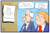 Cartoon: ausgehetzt (small) by Kostas Koufogiorgos tagged karikatur,koufogiorgos,illustration,cartoon,trump,seehofer,spaltung,rechtspopulismus,bayern,demonstration,ausgehetzt