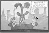 Cartoon: Badeurlaub in Deutschland (small) by Kostas Koufogiorgos tagged karikatur,koufogiorgos,illustration,cartoon,corona,urlaub,ferien,meer,wasser,inland,springbrunnen