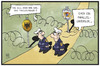 Cartoon: Bayerische Grenzkontrolle (small) by Kostas Koufogiorgos tagged karikatur,koufogiorgos,illustration,cartoon,bayern,deutschland,grenze,polizei,kontrolle,paralleluniversum