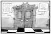 Cartoon: Bayreuth 2017 (small) by Kostas Koufogiorgos tagged karikatur,koufogiorgos,illustration,cartoon,bayreuth,wagner,hollaender,seehofer,obergrenze,csu,bayern,auslaender,festspiele,musik,kultur,oper