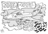 Cartoon: BER (small) by Kostas Koufogiorgos tagged mehdorn,ber,flughafen,stuttgart,21,manager,geld,kosten,flugzeug,karikatur,kostas,koufogiorgos