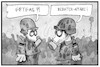 Cartoon: Berateraffäre Bundeswehr (small) by Kostas Koufogiorgos tagged karikatur,koufogiorgos,illustration,cartoon,bundeswehr,affäre,gestank,milität,berater,soldaten,untersuchung,ausschuss