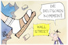 Cartoon: Birkenstock (small) by Kostas Koufogiorgos tagged karikatur,koufogiorgos,birkenstock,börse,wall,street,new,york