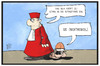 Cartoon: BKA-Gesetz (small) by Kostas Koufogiorgos tagged karikatur,koufogiorgos,illustration,cartoon,bka,bundesverfassungsgericht,richter,bundeskriminalamt,robe,intimspaehre,privat,heimlich,spionieren,gesetz,urteil,karlsruhe,polizei