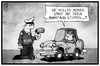 Cartoon: Blitzmarathon (small) by Kostas Koufogiorgos tagged karikatur,koufogiorgos,illustration,cartoon,blitzmarathon,sprint,auto,autofahrer,polizist,verkehr,tempolimit,kontrolle,geschwindigkeit