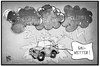 Cartoon: Blitzmarathon (small) by Kostas Koufogiorgos tagged karikatur,koufogiorgos,illustration,cartoon,blitzer,marathon,polizei,auto,verkehr,kontrolle,wolke,wetter,unwetter,sauwetter,geschwindigkeit