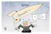 Cartoon: Börsenstart von SpaceX (small) by Kostas Koufogiorgos tagged karikatur,koufogiorgos,musk,spacex,börse,index,start,rakete