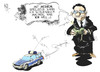 Cartoon: Bundespolizei (small) by Kostas Koufogiorgos tagged bundespolizei,friedrich,innenminister,auto,spielzeug,führung,entlassung,arbeit,karikatur,kostas,koufogiorgos