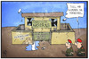 Cartoon: Bundeswehr-Camp (small) by Kostas Koufogiorgos tagged karikatur,koufogiorgos,illustration,cartoon,bundeswehr,dschungelcamp,tv,fernsehen,soldat,kaserne,zustandsbericht,ekel,sauberkeit