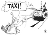 Cartoon: Bundeswehr (small) by Kostas Koufogiorgos tagged bundeswehr,bvg,taxi,panzer,militär,inland,karikatur,verfassungsgericht,kostas,koufogiorgos