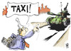 Cartoon: Bundeswehr (small) by Kostas Koufogiorgos tagged bundeswehr,bvg,taxi,panzer,militär,inland,karikatur,verfassungsgericht,kostas,koufogiorgos