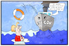 Cartoon: CDU-Flüchtlingspolitik (small) by Kostas Koufogiorgos tagged karikatur,koufogiorgos,illustration,cartoon,cdu,merkel,flüchtling,flüchtlingspolitik,werkstattgespräch