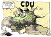 Cartoon: CDU-Parteitag (small) by Kostas Koufogiorgos tagged cdu,merkel,saudi,arabien,panzer,rüstungsindustrie,parteitag,export,vorsitzende,karikatur,kostas,koufogiorgos