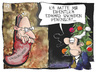 Cartoon: Chodorkowski und Snowden (small) by Kostas Koufogiorgos tagged chodorkowski,snowden,weihnachten,michel,asyl,russland,deutschland,karikatur,koufogiorgos