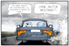 Cartoon: CO2-Grenzwerte (small) by Kostas Koufogiorgos tagged karikatur,koufogiorgos,illustration,cartoon,co2,abgas,umwelt,umweltschutz,grenzwert,auto,eu,europa,wirtschaft,motor