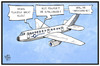 Cartoon: Cockpit (small) by Kostas Koufogiorgos tagged karikatur,koufogiorgos,illustration,cartoon,cockpit,pilot,flugzeug,vereinigung,gewerkschaft,lufthansa,tarifgespräch,tarifkonflikt,schallmauer,durchbruch,scheitern,streik,arbeit,arbeitgeber