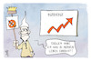 Cartoon: Corona-Fallzahlen (small) by Kostas Koufogiorgos tagged karikatur,koufogiorgos,illustration,cartoon,corona,inzidenz,impfgegner,querdenker