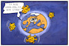 Cartoon: Corona-Welt (small) by Kostas Koufogiorgos tagged karikatur,koufogiorgos,illustration,cartoon,corona,welt,erde,globus,ansteckung,virus,covid,sterne,krankheit,pandemie,epidemie