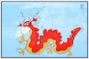 Cartoon: Coronavirus (small) by Kostas Koufogiorgos tagged karikatur,koufogiorgos,illustration,cartoon,corona,virus,sars,pandemie,krankheit,ansteckung,china,drache