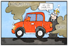 Cartoon: Daimler (small) by Kostas Koufogiorgos tagged karikatur,koufogiorgos,illustration,cartoon,eugh,klima,umwelt,daimler,mercedes,kühlmittel,klimaanlage,dieselgate