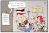 Cartoon: Demo-Verbot (small) by Kostas Koufogiorgos tagged karikatur,koufogiorgos,illustration,cartoon,berlin,demonstration,corona,demo,grundrecht,freiheit