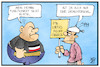 Cartoon: Demo-Version (small) by Kostas Koufogiorgos tagged karikatur,koufogiorgos,illustration,cartoon,demo,gehirn,dummheit,aluhut,verschwoerung,demonstrant,idiot