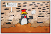 Cartoon: Der kleine sächsische Maulwurf (small) by Kostas Koufogiorgos tagged karikatur,koufogiorgos,illustration,cartoon,maulwurf,sachsen,leak,dokument,haftbefehl,chemnitz,kraterlandschaft