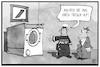 Cartoon: Deutsche Bank (small) by Kostas Koufogiorgos tagged karikatur,koufogiorgos,illustration,cartoon,deutsche,bank,geldwäsche,waschmaschine,tresor,razzia,polizei,kriminalität,betrug,geld
