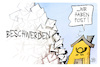 Cartoon: Deutsche Post (small) by Kostas Koufogiorgos tagged karikatur,koufogiorgos,post,beschwerde,brief,postbote