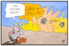 Cartoon: Deutsche Rüstungsindustrie (small) by Kostas Koufogiorgos tagged karikatur,koufogiorgos,illustration,cartoon,rüstung,geschäft,wirtschaft,export,krieg,konflikt,boom,gewinn,profit