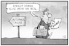Cartoon: Deutsche Umwelthilfe (small) by Kostas Koufogiorgos tagged karikatur,koufogiorgos,illustration,cartoon,umwelthilfe,duh,kloz,autohandel,klage,urteil,gericht,abgasskandal