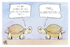 Cartoon: Deutschlandtakt (small) by Kostas Koufogiorgos tagged karikatur,koufogiorgos,schildkroete,langsam,deutschlandtakt,bahn