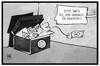 Cartoon: DFB (small) by Kostas Koufogiorgos tagged karikatur,koufogiorgos,illustration,cartoon,dfb,fussball,bund,verband,zwanziger,niersbach,korruption,betrug,sport,geld,schwarzgeld
