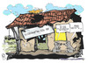 Cartoon: Die Bahn (small) by Kostas Koufogiorgos tagged bahn,bahnhof,gewinn,infrastruktur,geld,karikatur,kostas,koufogiorgos