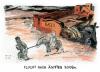 Cartoon: Die Flucht nach Ägypten 2008 (small) by Kostas Koufogiorgos tagged gaza ägypten grenze flucht