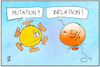 Cartoon: Die Inflation steigt rasant (small) by Kostas Koufogiorgos tagged karikatur,koufogiorgos,illustration,cartoon,inflation,corona,virus,variante,mutation,ballon,wirtschaft