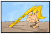 Cartoon: Die Republikaner stützen Trump (small) by Kostas Koufogiorgos tagged karikatur,koufogiorgos,illustration,cartoon,trump,strauss,republikaner,partei,comey,russland,affäre,usa