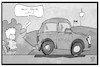 Cartoon: Diesel-Fahrverbote (small) by Kostas Koufogiorgos tagged karikatur,koufogiorgos,illustration,cartoon,diesel,fahrverbot,luft,kretschmann,stickoxid,abgas,dieselgate,stuttgart,baden,wuerttemberg