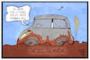 Cartoon: Dieselgate (small) by Kostas Koufogiorgos tagged karikatur,koufogiorgos,illustration,cartoon,dieselgate,auto,autobauer,automobilindustrie,schlamm,gas