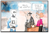 Cartoon: Digitalgipfel (small) by Kostas Koufogiorgos tagged karikatur,koufogiorgos,illustration,cartoon,digitalisierung,china,chinesisch,sprache,ki,roboter,technik,computer,digital,gipfel