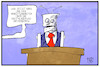 Cartoon: Digitaler Wandel (small) by Kostas Koufogiorgos tagged karikatur,koufogiorgos,illustration,cartoon,digitalisierung,arbeitsminister,ki,roboter,technik,arbeitsplätze,minister