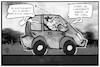 Cartoon: E-Mobilität (small) by Kostas Koufogiorgos tagged karikatur,koufogiorgos,cartoon,illustration,elektromobilität,job,arzt,umwelt,arbeitsplatz,auto