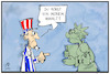 Cartoon: Entscheidung vor Gericht (small) by Kostas Koufogiorgos tagged karikatur,koufogiorgos,illustration,cartoon,uncle,sam,miss,liberty,usa,wahl,justiz,demokratie