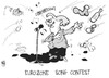 Cartoon: Eurozone Song Contest (small) by Kostas Koufogiorgos tagged eurozone,song,contest,esc,merkel,politik,baku,aserbaidschan,schulden,krise,euro,europa,wirtschaft,karikatur,kostas,koufogiorgos